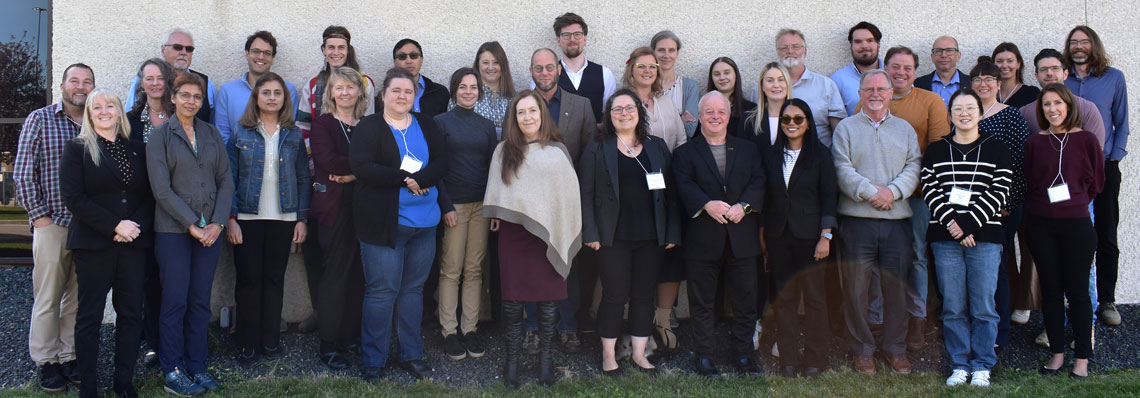 The GRDI AMR-OH project team at an annual general meeting in Winnipeg, MB.
