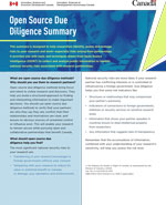 Open Source Due Diligence Summary Open Source Due Diligence Summary